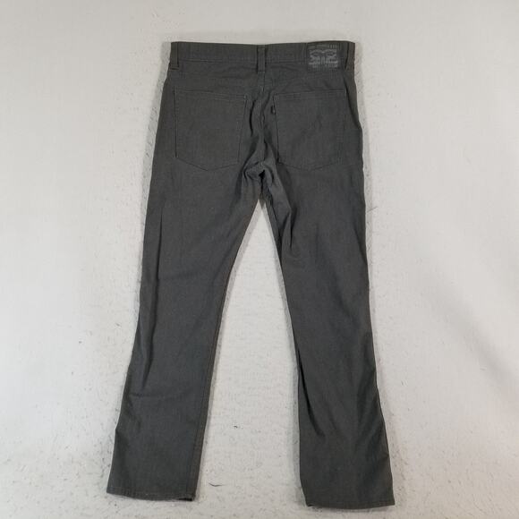 Levi's 511 jeans men's 36x32 slim straight gray stretch denim pants retro - Picture 9 of 12